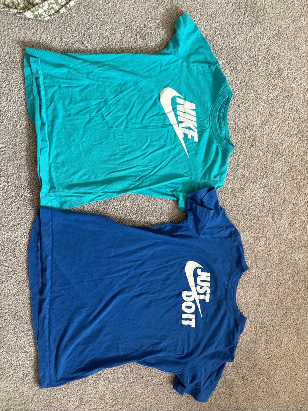 Nike Kids Tees - Teal & Royal Blue Short Sleeve Pack